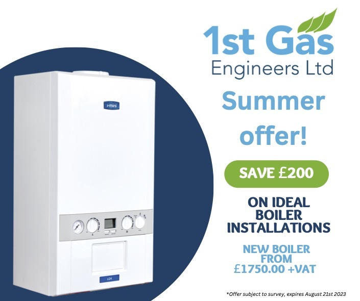 1st Gas summer boiler offer Rushden